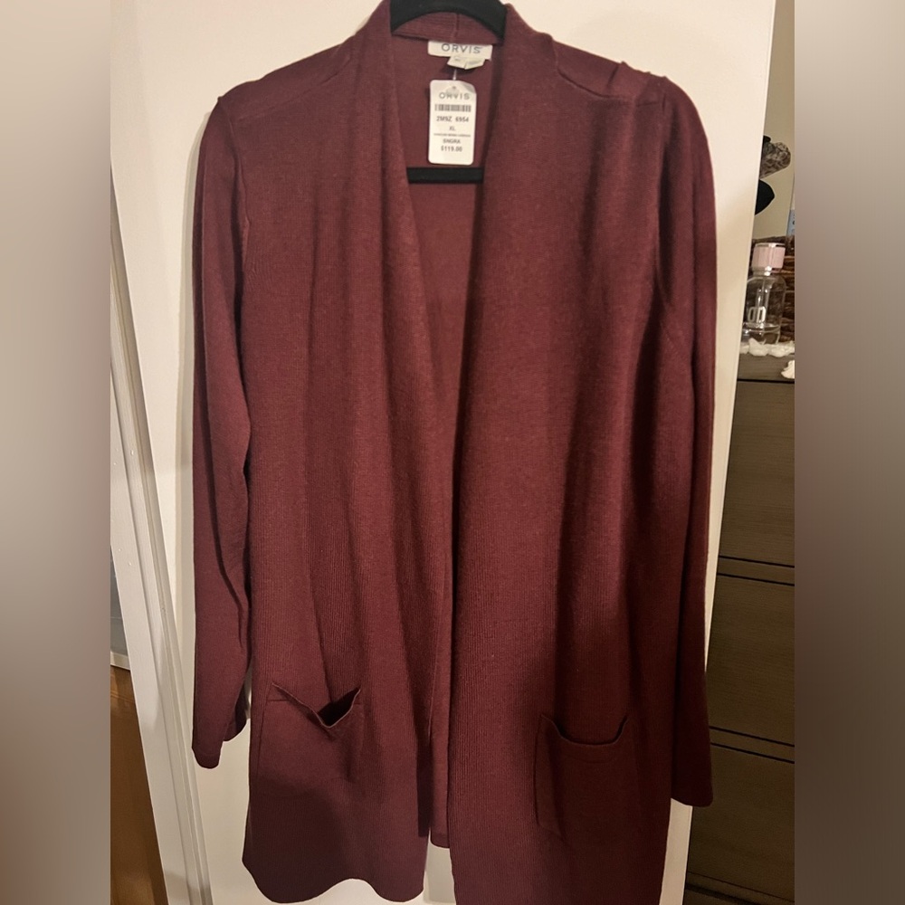 Orvis cardigan